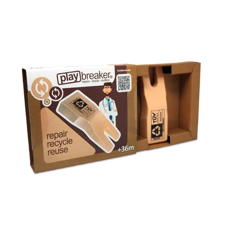 Playbreaker sostenible packaging